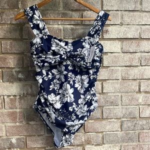 Blue floral one piece by Marina Vida   Size L